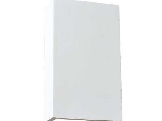 Φωτιστικό Τοίχου Γύψινο G85271W 1XG9 11,6x7x20CM Block Natural Aca Aca Decor