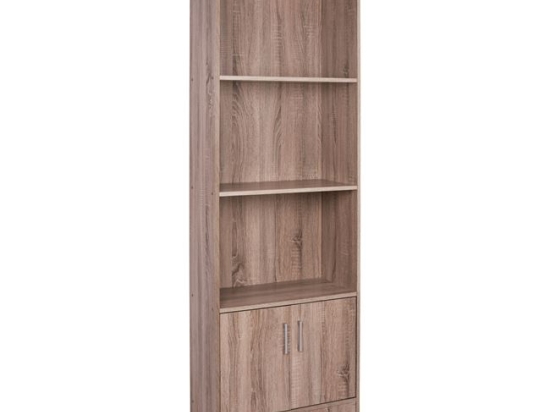 ΒΙΒΛΙΟΘΗΚΗ ΜΕΛΑΜΙΝΗΣ HAYDEN HM2269.02 ΣΕ ΧΡΩΜΑ SONAMA 60x30x174Υεκ.