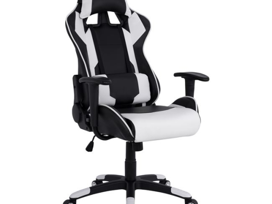 ΠΟΛΥΘΡΟΝΑ GAMING DARIUS HM1072.04 ΜΑΥΡΗ-ΛΕΥΚΗ 66,5x70x(122-129) cm