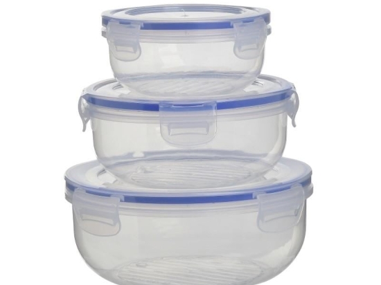 Inart S/3 Σετ Φαγητοδοχεία PL 400/800/1400ML