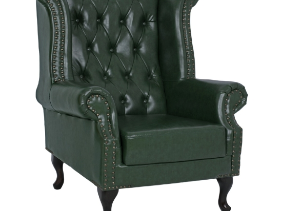 ΠΟΛΥΘΡΟΝΑ-ΜΠΕΡΖΕΡΑ T.CHESTERFIELD POLINA HM0053.08 PU ΚΥΠΑΡΙΣΣΙ 83x79x104 εκ