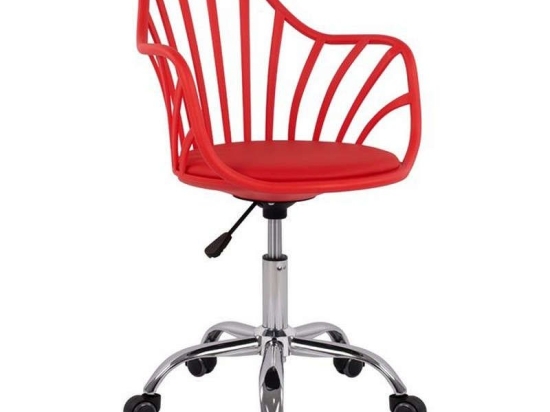 Καρέκλα Γραφείου Becky 57x57x96 HM8457.04 Red