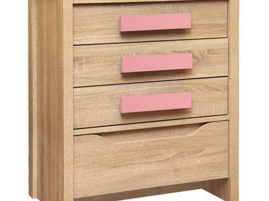 Συρταριέρα Playroom HM10217.03 Sonama-Ροζ 63x40x80cm