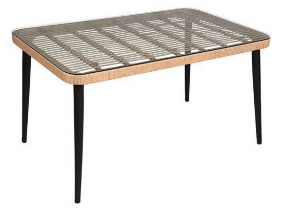 Τραπέζι Allegra HM5537 Μπεζ 140x80x73cm