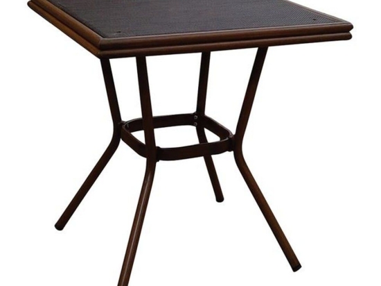Τραπέζι Bamboo Look HM5568.03 Καφέ 70x70cm
