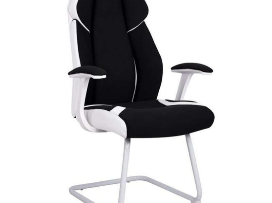 Πολυθρόνα Επισκέπτη 66,5x63x108 HM1102.02 Black-White