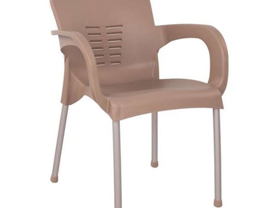 Πολυθρόνα Πολυπροπυλένιου 59x58x81 HM5592.02 Capuccino