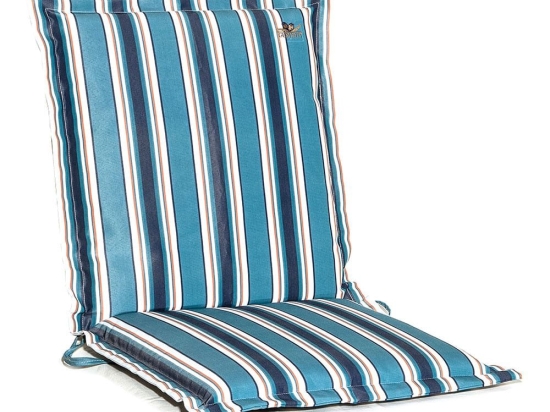 Μαξιλάρι Πολυθρόνας N3/55 Blue 93x43x5cm Σετ 2τμχ Πολυέστερ
