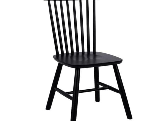 Καρέκλα Lucien BlackHM8645.02 48x54x86 εκ. Ξύλο