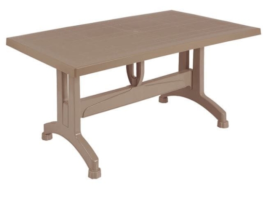 Τραπέζι 120X70X73.5Υεκ. Cappuccino HM5739.02