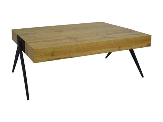 Τραπέζι Σαλονιού Natural HM8539.01 115Χ60Χ42Υεκ. Mdf,Μέταλλο