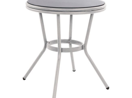 Τραπέζι Φ70 White Πατίνα HM5532.01