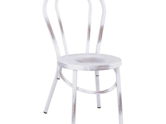 Καρέκλα Τύπου Βιέννης HM5557.02 42x52x88,5cm White Patina