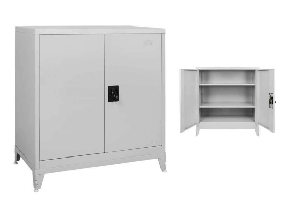 Ντουλάπα Γραφείου Επαγγελματική HM10323 90x45x101Υcm Light Grey