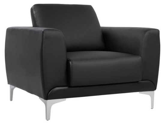 ΠΟΛΥΘΡΟΝΑ KENZIE HM3121.11 ΜΕ ΜΑΥΡΟ PU 89x81x81 εκ.