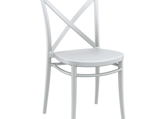 Καρέκλα Cross 20.0587 51Χ51Χ87cm White Siesta