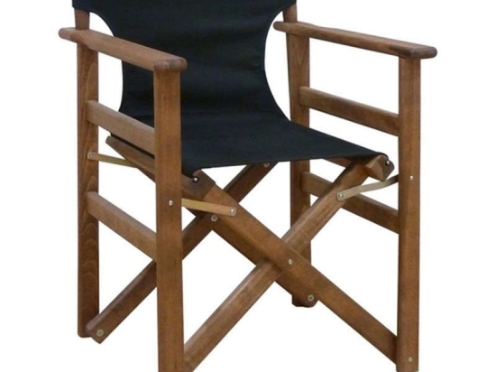 Καρέκλα Σκηνοθέτη Torino 63.0120 59X51X85cm Black