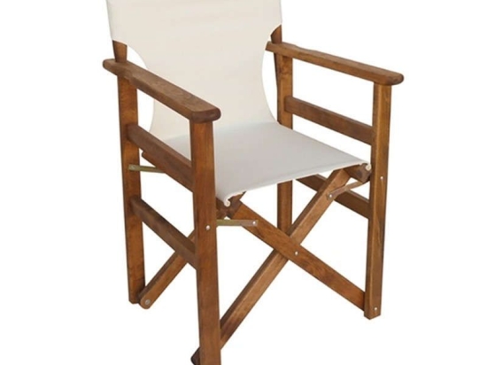 Καρέκλα Σκηνοθέτη Torino 63.0121 59X51X85cm Walnut-Ecru