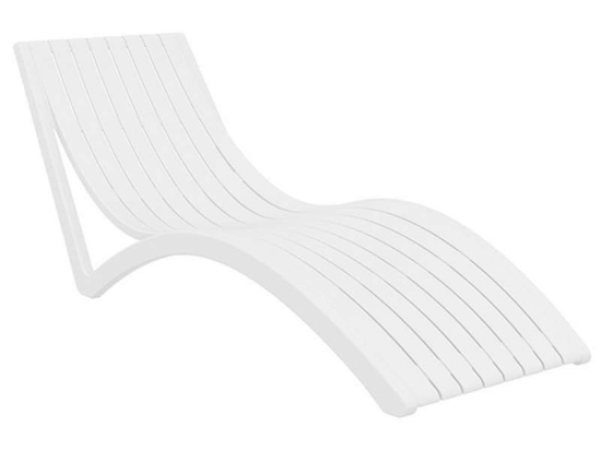 Ξαπλώστρα Slim 20.0096 72X180X70cm White Siesta