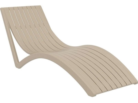 Ξαπλώστρα Slim 20.0099 72X180X70cm Dove Grey Siesta