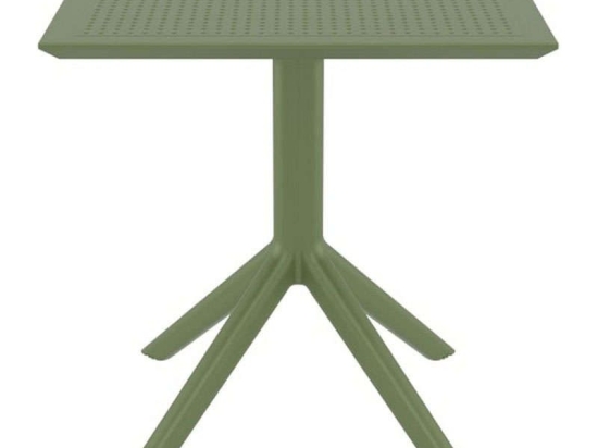 Τραπέζι Sky 20.0253 70X70X74cm Olive Green Siesta