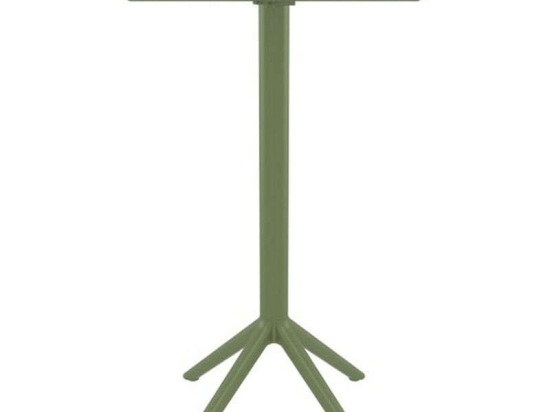 Τραπέζι Πτυσσόμενο Sky 20.0290 60X60X108cm Olive Green Siesta