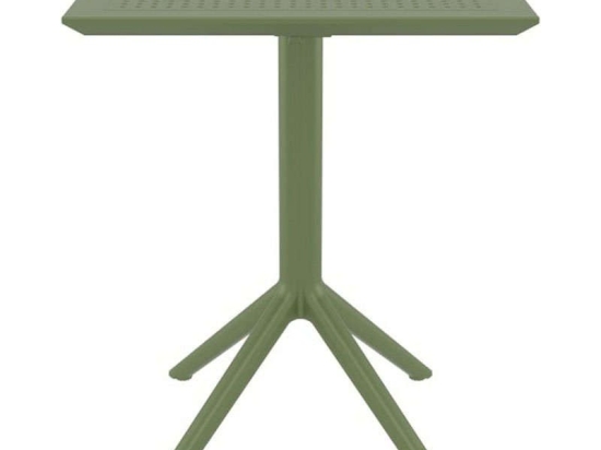 Τραπέζι Πτυσσόμενο Sky 20.0291 60X60X74cm Olive Green Siesta