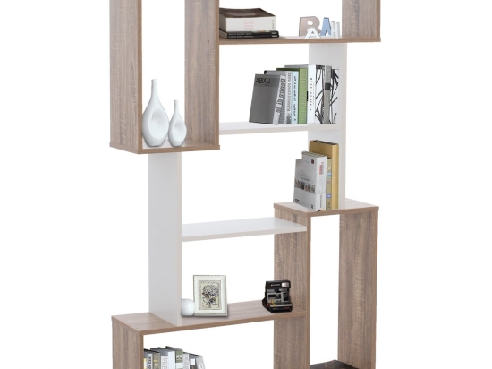 Βιβλιοθήκη HM8768.01 85X22X140 White Μελαμίνη