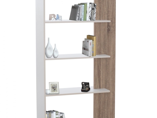 Βιβλιοθήκη HM8770 80X23X141 White Μελαμίνη