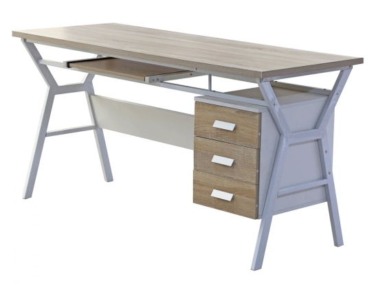 Γραφείο HM2132.01 150X60X76cm Sonama White