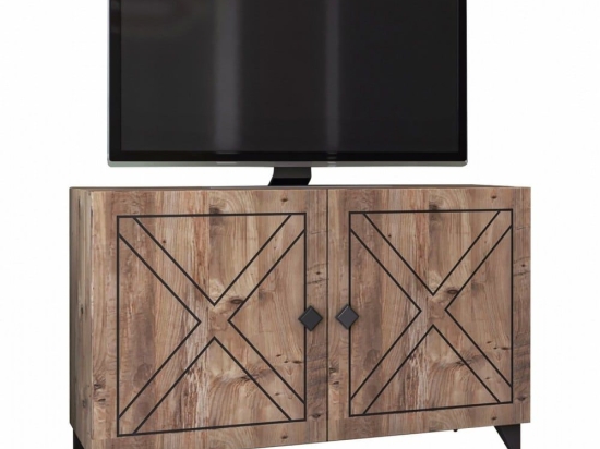 Έπιπλο Τηλεόρασης HM8897.01 100Χ35Χ53.5cm Walnut Μελαμίνη