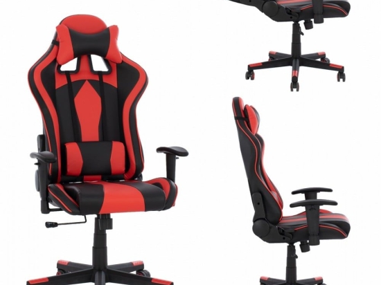 Καρέκλα Γραφείου Gaming Docks HM1162.01 67x70x130cm Black - Red