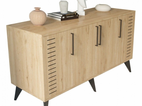 Μπουφές HM9252.01 160x41x79cm Natural