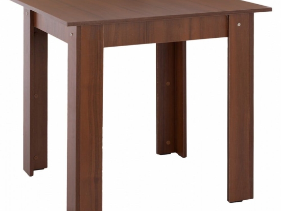 Τραπέζι Κουζίνας Kelvin HM2427.04 80x80x77cm Walnut Μελαμίνη