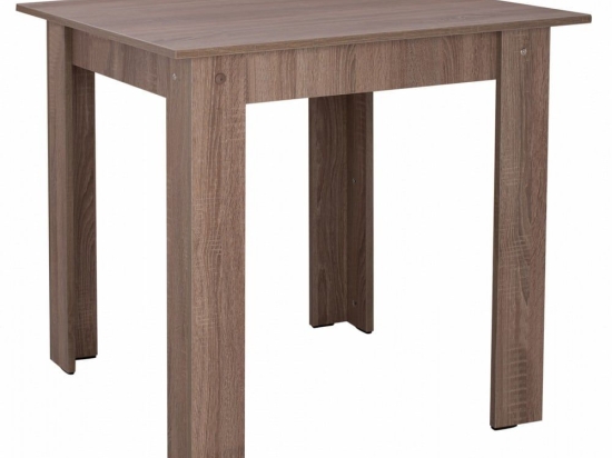 Τραπέζι Κουζίνας Kelvin HM2427.05 80x80x77cm Sonama Oak Truffle Μελαμίνη