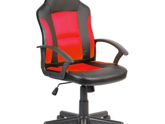 Καρέκλα Γραφείου A6130 01.0260 56X58X99-108 Black-Red