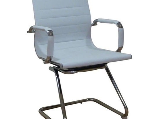 Πολυθρόνα Αναμονής (Σετ 2τμχ) BS8250 White Ρu 57X54X90cm