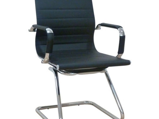 Πολυθρόνα Αναμονής (Σετ 2τμχ) BS8250 Black Ρu 57X54X90cm