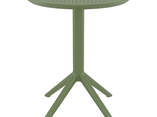 Τραπέζι Sky 20.0730 60X74cm Πτυσσόμενο Olive Green