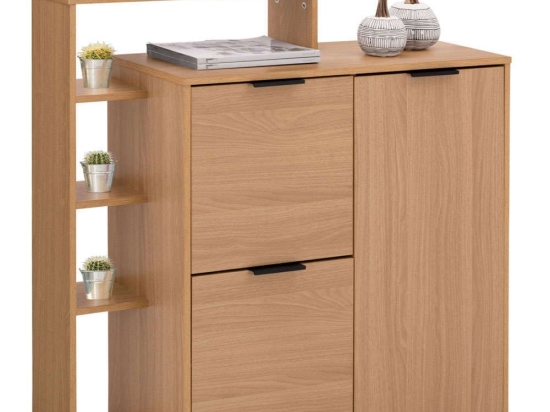 Παπουτσοθήκη Huan HM8670 97,5x29,5x100cm Sonoma Μελαμίνη