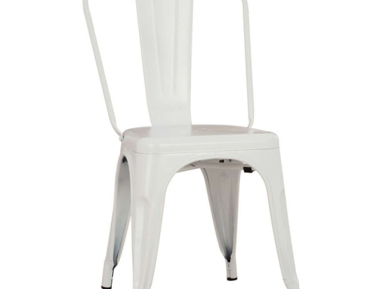 Καρέκλα Melita HM8641.21 43x50x82cm White Μέταλλο