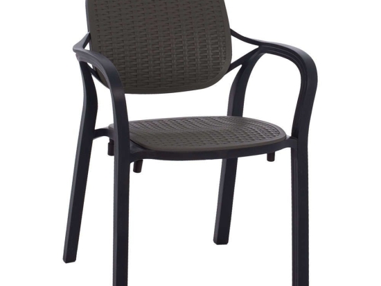 Πολυθρόνα HM5820.10 57x57x83cm Anthracite