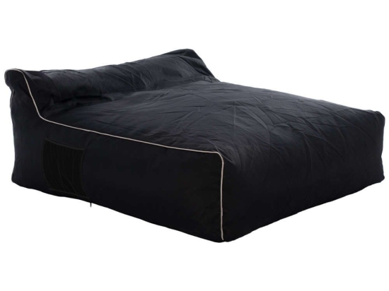 Πουφ Διθέσιο Yamin HM5773.12 140x140x40-60cm Με Ρέλι Black-White
