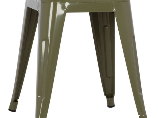 Σκαμπώ Melita HM0096.13 39x39x46cm Olive