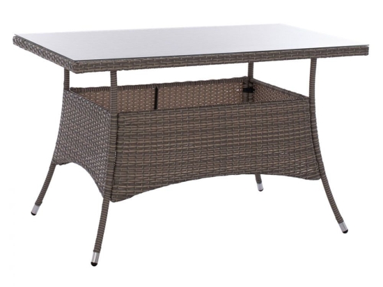 Τραπέζι Κήπου Military HM5141.31 120x70x75cm Grey