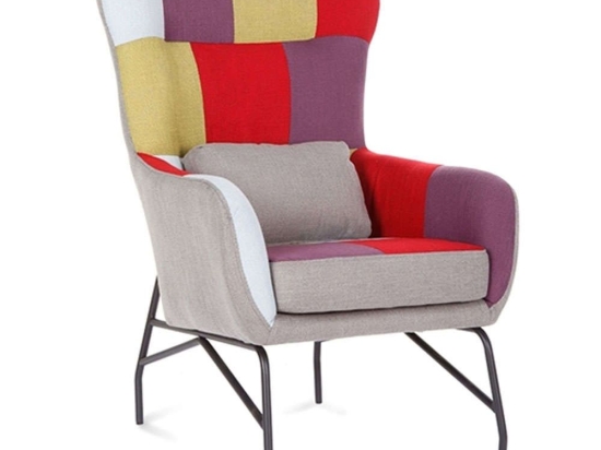 Μπερζέρα Ada 16.0003 66x81x102cm Multi