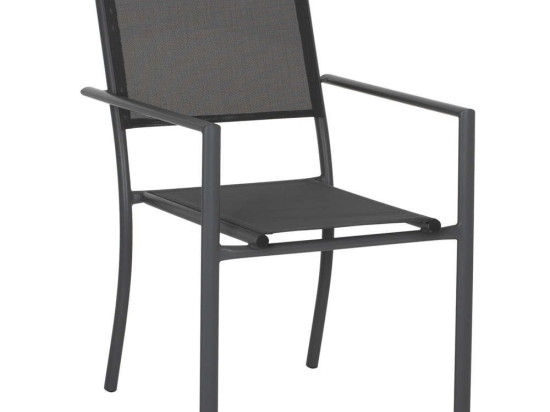 Πολυθρόνα Fedan HM5875.02 Με Textline 55,5x67,5x86cm Grey