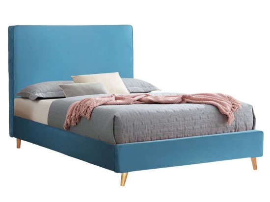Κρεβάτι Maylin HM598.08 Για Στρώμα 120x200cm Βελούδινο Turquoise Ημίδιπλο Βελούδο