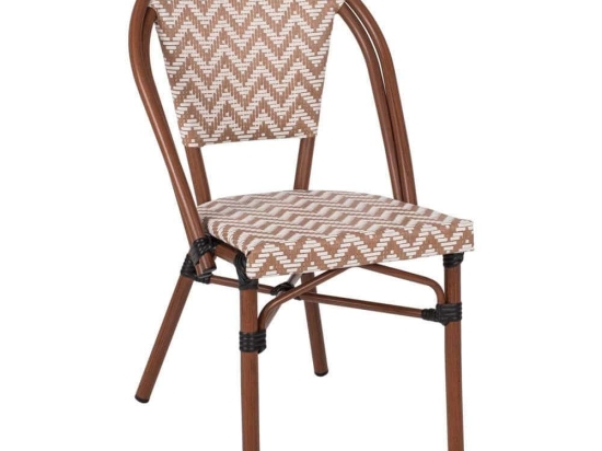 Καρέκλα Bamboo Look HM5860.03 50x54x84,5cm Brown-Beige