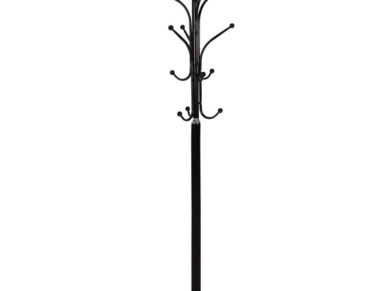 Καλόγερος 13 Σημείων Κρέμασης HM9573.01 Φ37x180cm Μεταλλικός Black Μέταλλο
